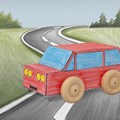 Selbstgebautes Auto mit Gummiantrieb - Foto: Matthias Meyer, Museum KulturLand Ries