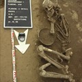Hockerbestattung aus der frühneolithischen Siedlung von Herxheim, © GDKE, Landesarchäologie Speyer - Foto: Annemarie Häußer