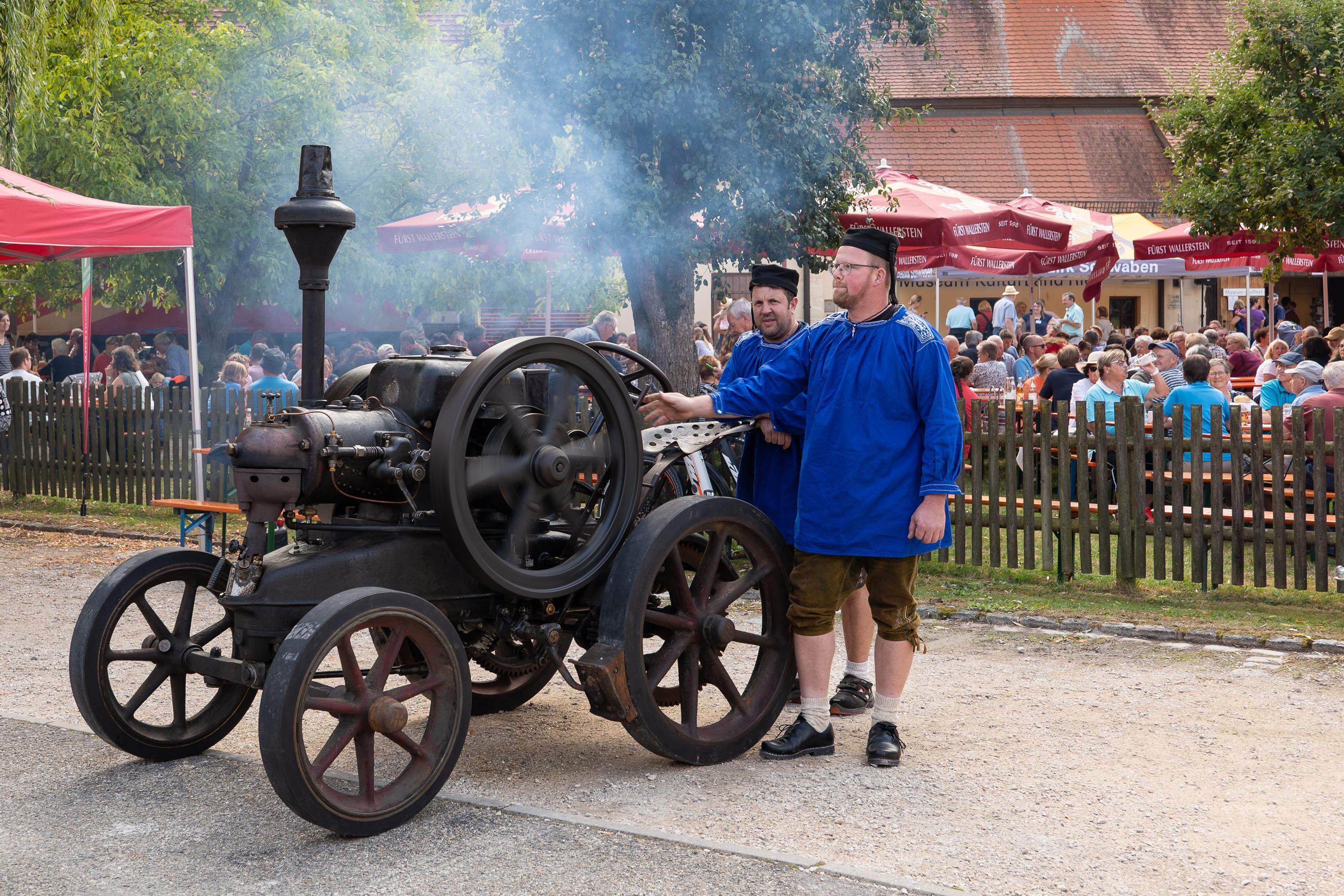 Lanz-Bulldog des Vereins KulturLand Ries (Baujahr 1921); Foto: Matthias Meyer; Museum KulturLand Ries