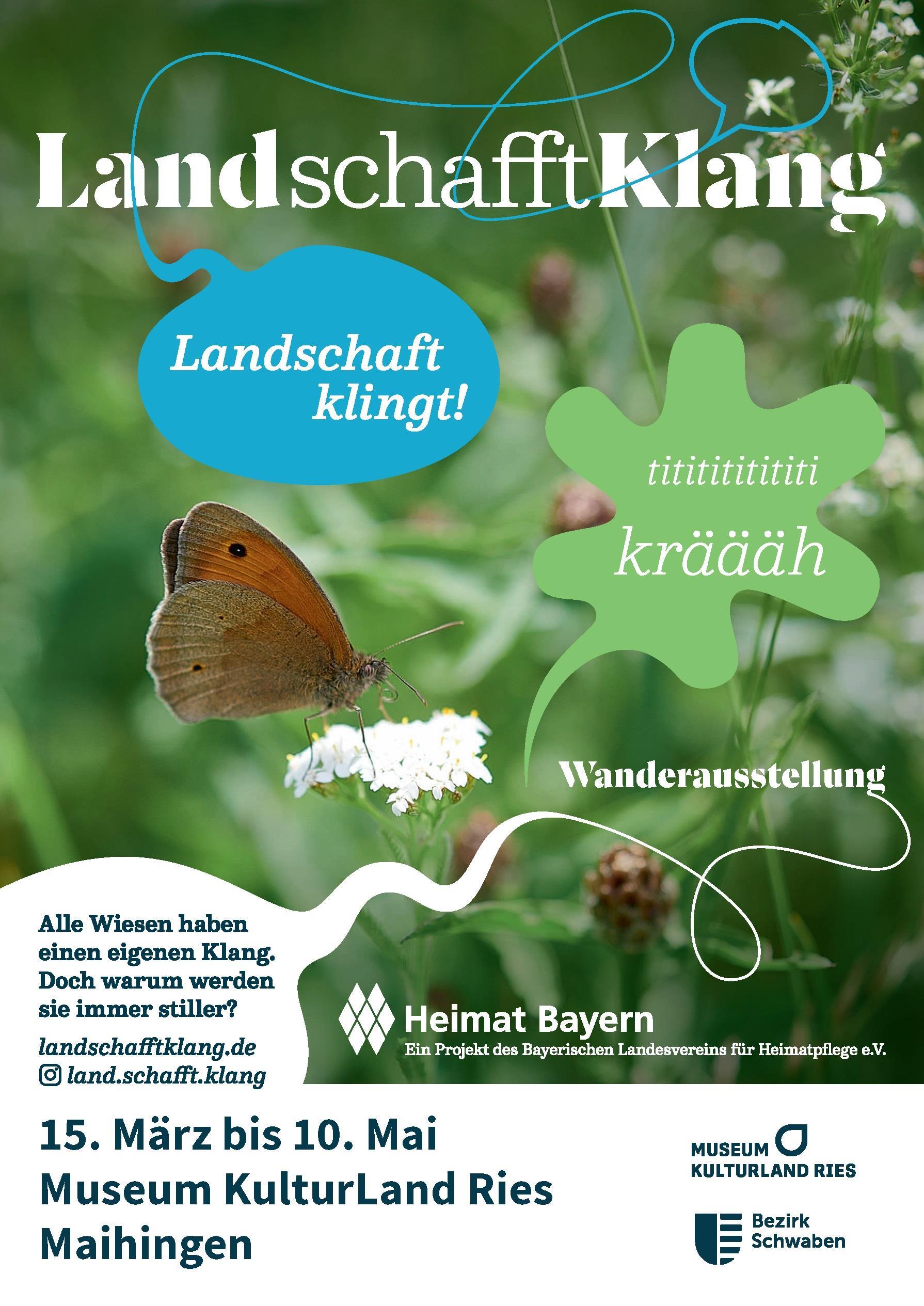 „Land.schafft.Klang“ – Museum KulturLand Ries in Maihingen zeigt den Klang von Wiesen und Weiden