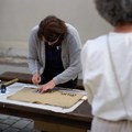 Interessierte erfahren, wie Säcke bedruckt werden. - Foto: Matthias Meyer, Museum KulturLand Ries