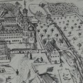 Zeichnung des Klosters Maihingen um 1750