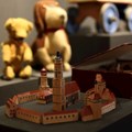 Spielzeughäuschen mit Nördlinger Gebäuden sind einmalige Ausstellungsstücke