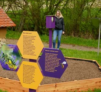 Bienen-Garten eröffnet - Museum KulturLand Ries lockt mit Outdoor-Ausstellung